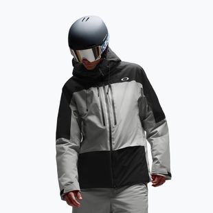 Men's ski jacket Oakley Canopy Pro Insulated pitch black/cement