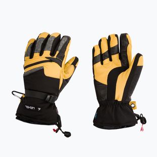 Men's Level Ranger Leather Snowboard Gloves Yellow 2091