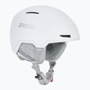 Ski helmet Briko Yuki matt shiny white/silver