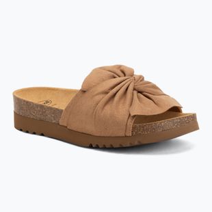 Women's flip-flops Scholl Princess Med camel