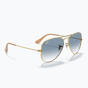 Sunglasses Ray-Ban Aviator Classic arista gold/light blue