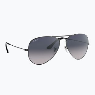 Sunglasses Ray-Ban Aviator Classic gunmetal/blue polarized