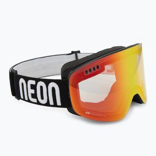 Ski goggles Neon Light Photo black/white/photo plus red