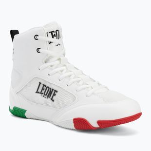 Boxing shoes LEONE 1947 Premium black/lime/blue/white