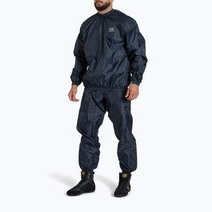 Men's sauna suit LEONE 1947 Sauna black/blue