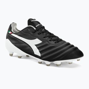 Men's Diadora Brasil Elite2 Tech ITA LPX football boots black and white DD-101.178799-C0641-40.5