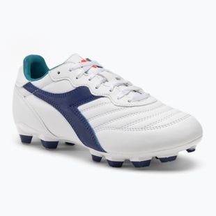 Children's football boots Diadora Brasil 2 R LPU JR white/navy