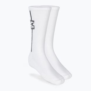 EA7 Emporio Armani Train socks 2 pairs white/black