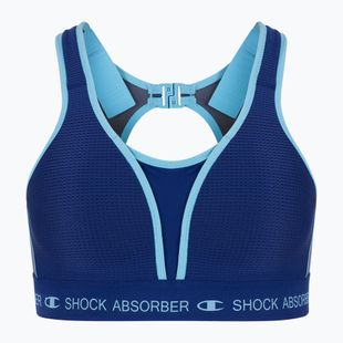 Shock Absorber Ultimate Run Bra Padded athletic navy training bra