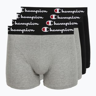 Men's boxers Champion Trunk Knit oxford grey melange/oxford grey melange/black