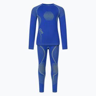Children's thermal underwear UYN Visyon UW Set royal sunny