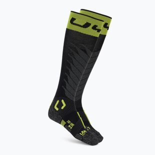 Men's UYN Ski One Merino black/lime ski socks