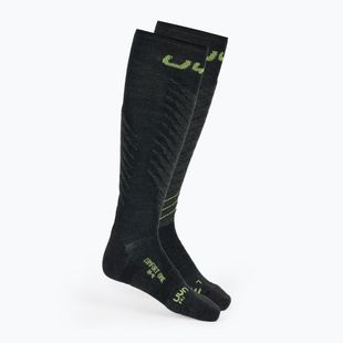 Men's ski socks UYN Ski One Comfort Fit anthracite/lime