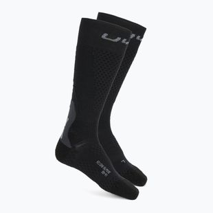 Men's ski socks UYN Ski One Alpine Merino black/grey