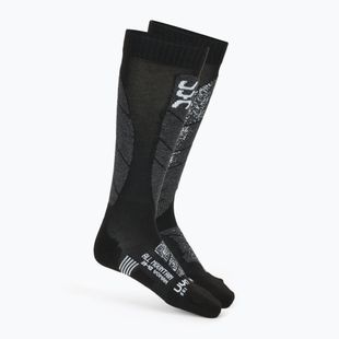 Women's ski socks UYN Ski All Mountain black/white