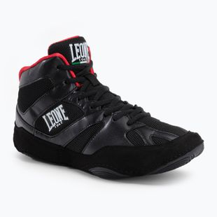 LEONE men's boxing shoes 1947 Luchador black CL130