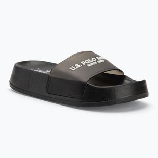 Women's slides U.S. Polo Assn. AMAMI009A black