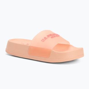 Women's slides U.S. Polo Assn. AMAMI009A samon/pink/white