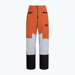 Men's ski trousers Rock Experience Silverstar caviar/rust/arctic ice