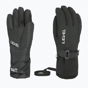 Children's ski gloves Level Junior black