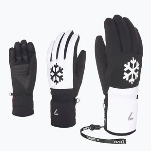 Women's ski gloves Level Astra Gore Tex pattern