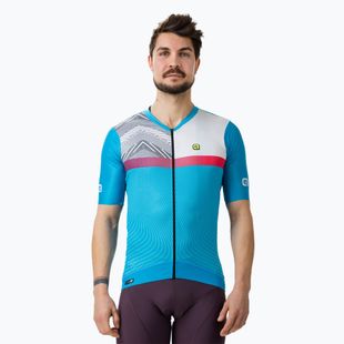 Men's Alé Zig Zag cycling jersey blue L23081461