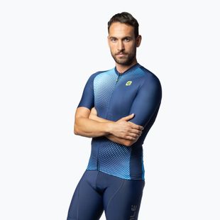 Men's cycling jersey Alé Optical blue