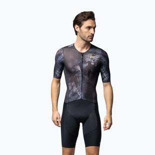Men's cycling suit Alé Mirror black
