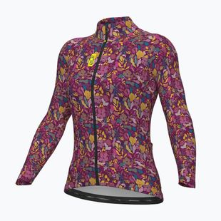 Women's cycling sweatshirt Alé Flowery LS Jersey rosa/pink