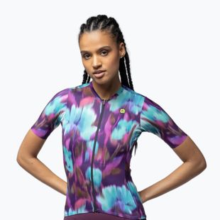 Women's cycling jersey Alé Jardin 2.0 purple combo