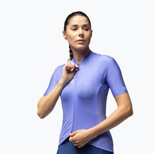 Women's cycling jersey Alé Color Block jacaranda