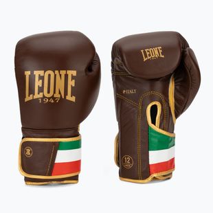 Boxing gloves LEONE 1947 Italy '47 black/white/brown