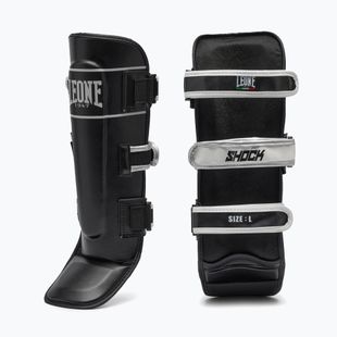 Shin and foot protector LEONE 1947 Shock Pro nero/black
