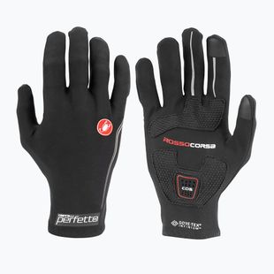 Men's cycling gloves Castelli Perfetto Light black