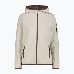 Women's trekking sweatshirt CMP 34H6376 Fix Hood cream/off white