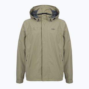 Men's rain jacket CMP 39X7367 Snaps Hood sage