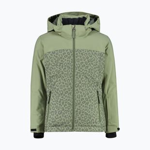 Children's ski jacket CMP 39W2085 green tea/salvia