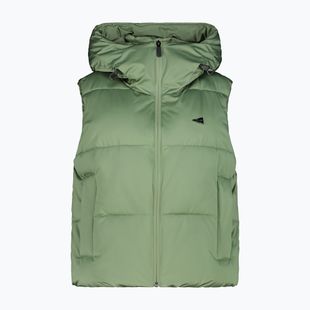 Women's gilet CMP Fix Hood green tea