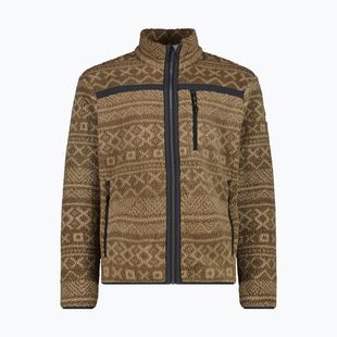 Men's fleece sweatshirt CMP 36P3117 teak/teak darker