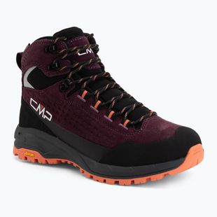 Women's trekking boots CMP Vertyx Mid Waterproof blackberry/marigold