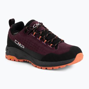 Women's trekking boots CMP Vertyx Low Waterproof blackberry/marigold