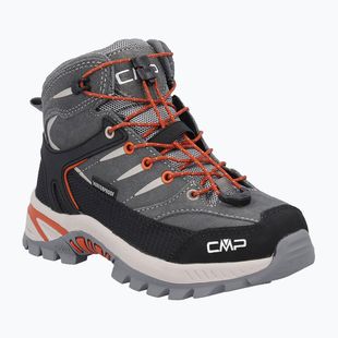 Children's trekking boots CMP Rigel 2.0 Mid Waterproof grey/brick