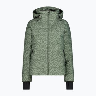Women's ski jacket CMP 36W0966 green tea/salvia