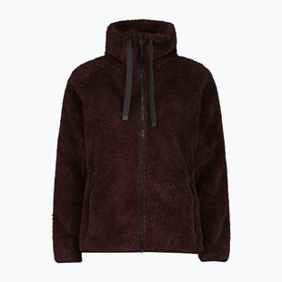 Women's fleece sweatshirt CMP 36P2506 black berry/lighter
