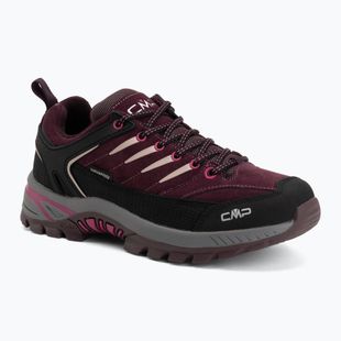 Children's trekking boots CMP Rigel 2.0 Low Waterproof black berry/amaranto