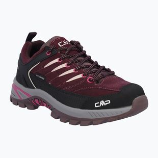 Children's trekking boots CMP Rigel 2.0 Low Waterproof black berry/amaranto