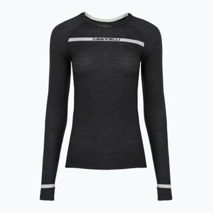 Women's cycling longsleeve Castelli Merino Seamless Baselayer W black