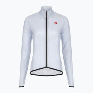 Women's cycling jacket Castelli Squall Shell W silver gray/black