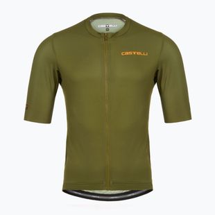 Men's Castelli Unlimited Entrata 3 sage cycling jersey