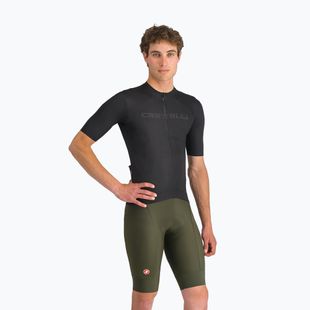 Men's Castelli Competizione 2 deep green cycling shorts